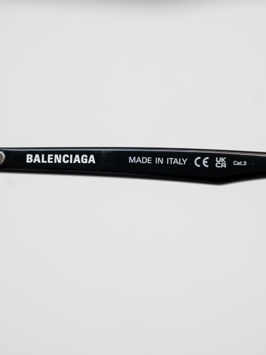 Balenciaga BB0402S Neo Oval Sunglasses 001 Black main image 2